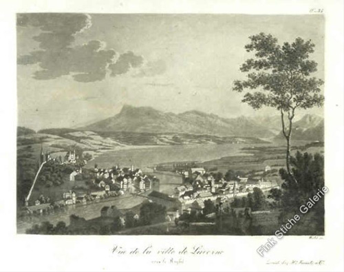 Le Rigi, vu de Lucerne